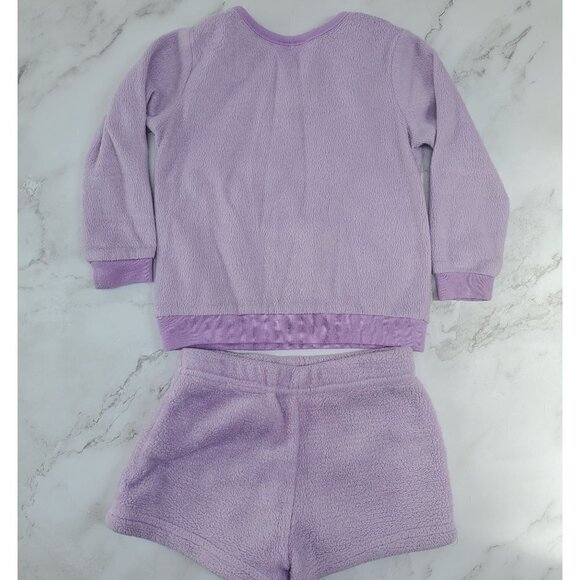 My Little Pony 2 Piece Fleece Pajama Set PJs Purple Long Sleeve Short 2T - Picture 2 of 6